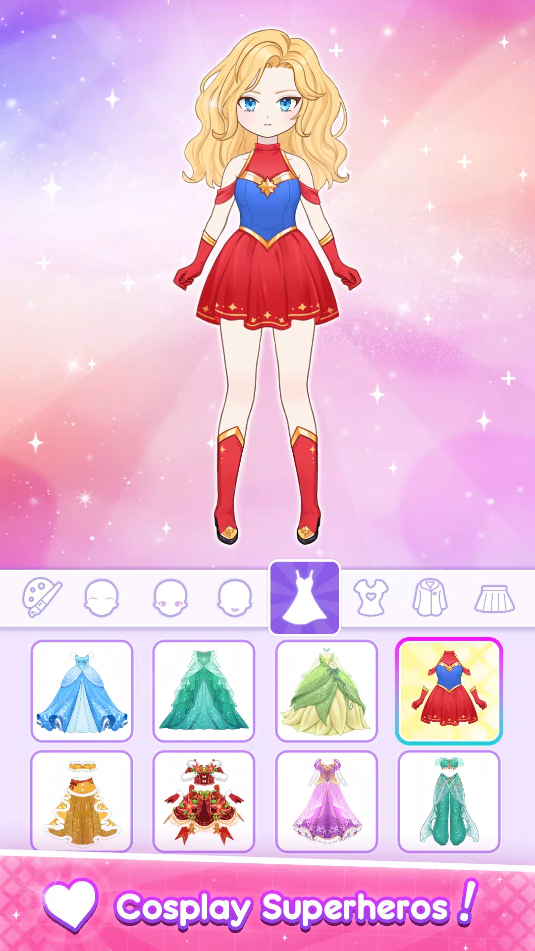 Anime Dress Up - Doll Dress Up Capture d'écran 1