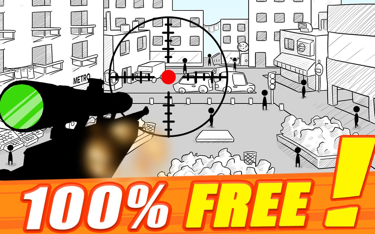 Stickman sniper : Tap to kill应用截图第2张