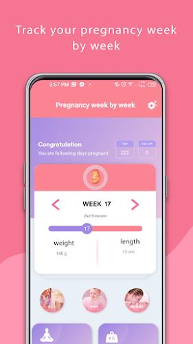 Pregnancy Weeks Tracker Captura de pantalla 4