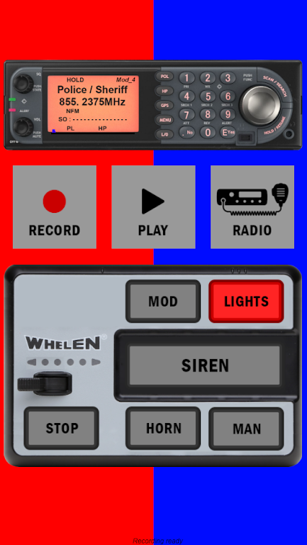 USA Siren Radio Sound Effects Captura de tela 1