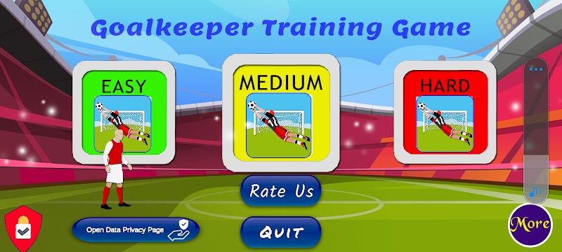 Goalkeeper Training Game スクリーンショット 1