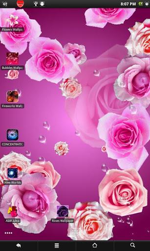 Roses live wallpaper Capture d'écran 4