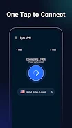 BYTE VPN - One Tap Connect Captura de tela 1