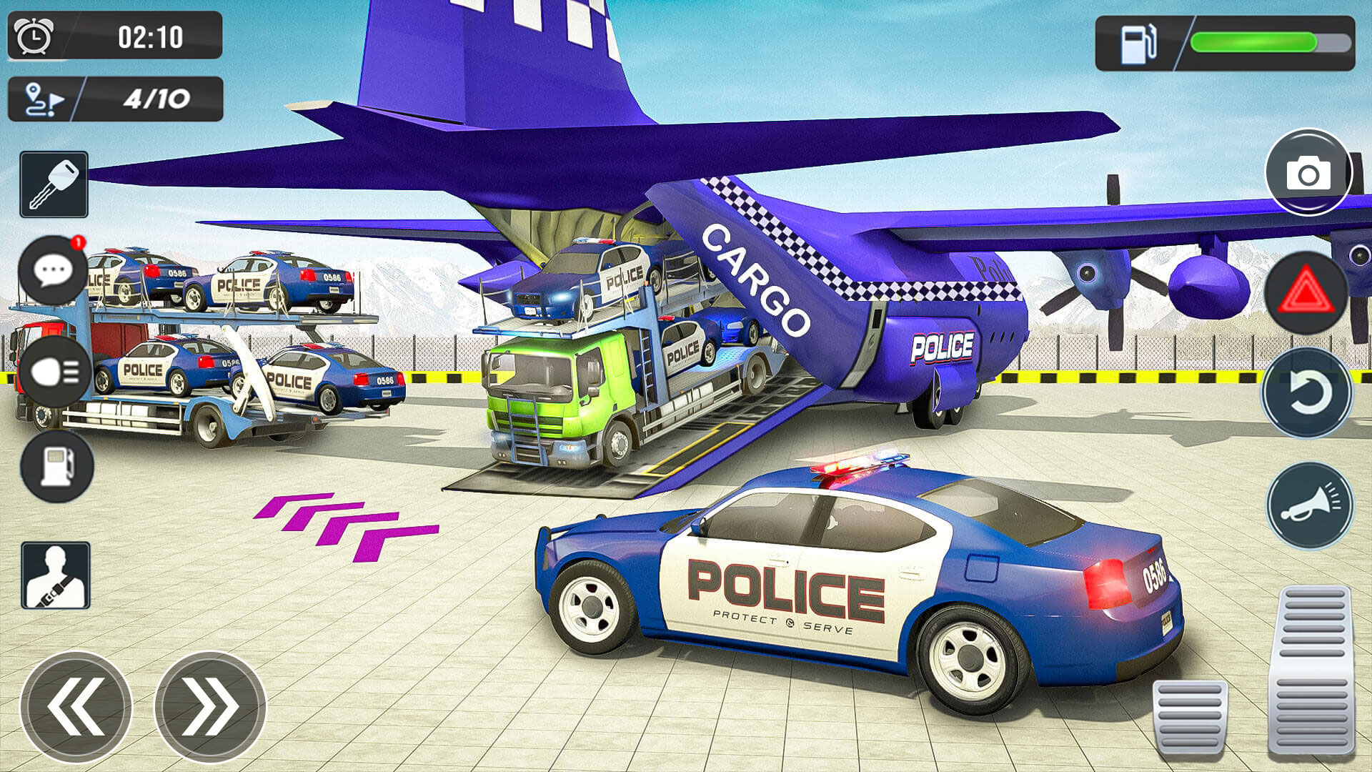 Police Games: Truck Transport Скриншот 1