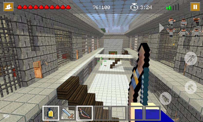 Cops N Robbers: Prison Games 1应用截图第4张
