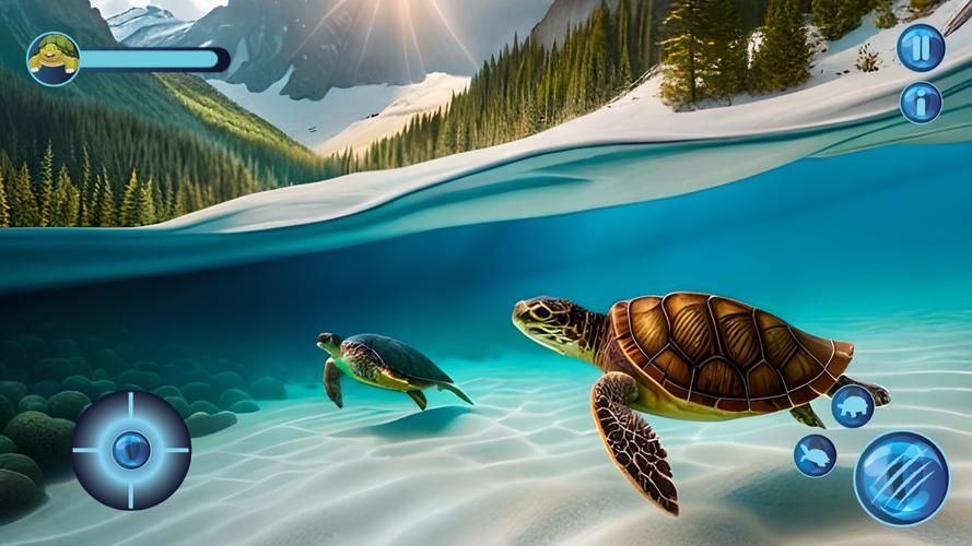 Ocean turtle tortoise Sea Game Capture d'écran 1