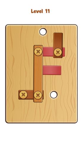 Nuts & Bolts Wood Screw Puzzle スクリーンショット 1