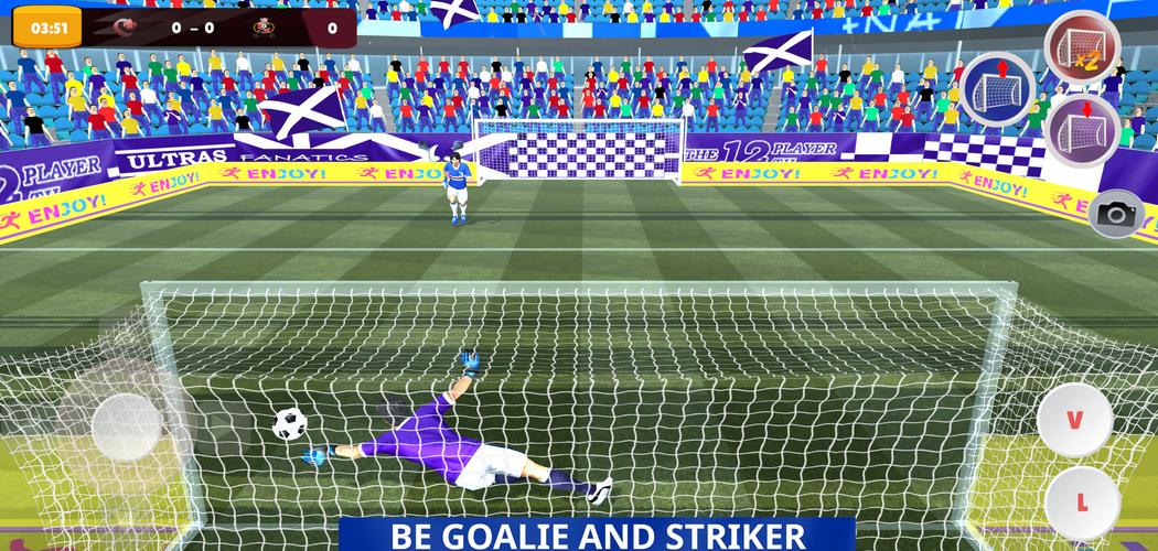 Goalie Wars Football Online Captura de tela 3