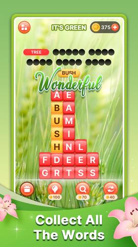 Word Search Block Puzzle Game Captura de pantalla 2
