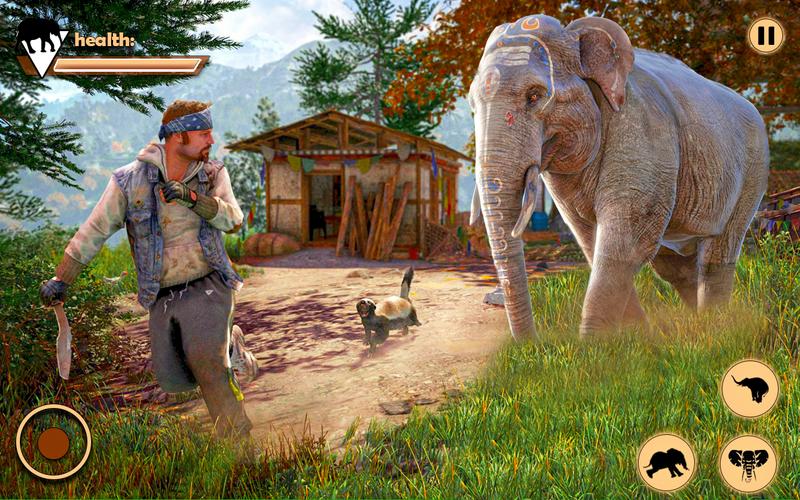 Elephant Simulator Captura de tela 1