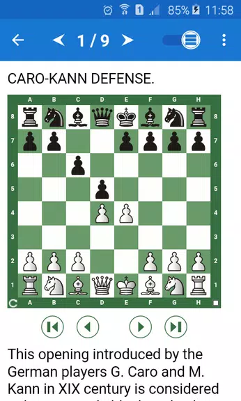 Chess Tactics in Caro-Kann Captura de pantalla 1