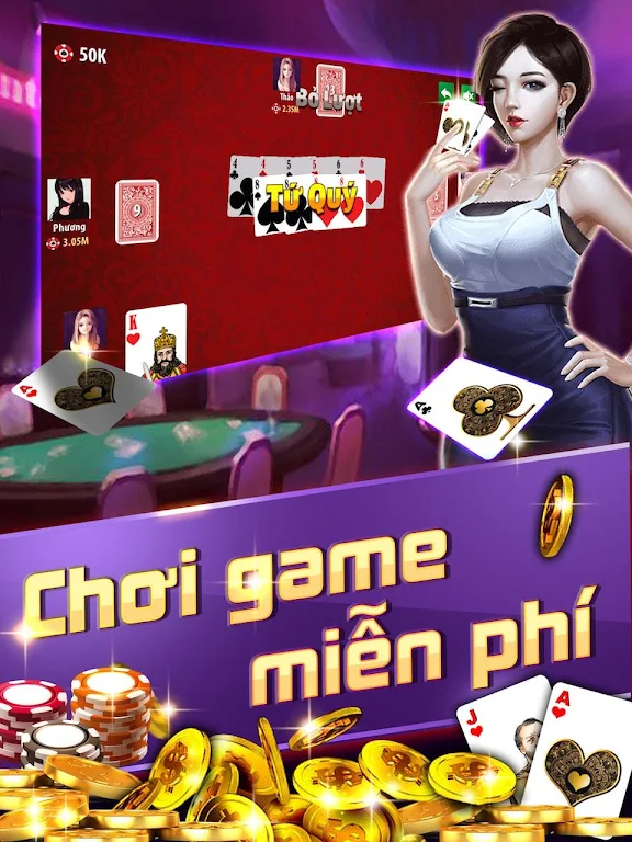 Tiến Lên: Tien len mien nam, tien len - OFFLINE應用截圖第3張