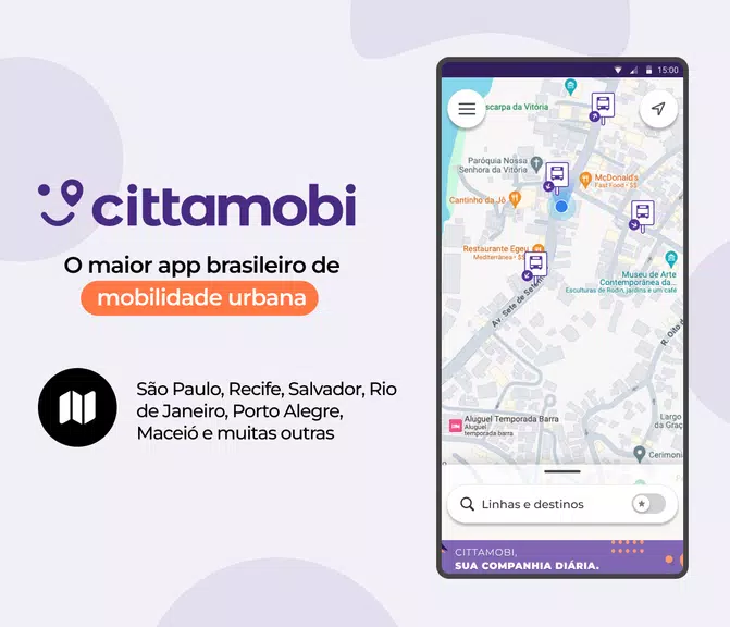 Cittamobi: Horários de Ônibus Capture d'écran 1