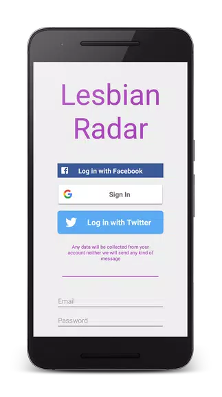 Lesbian Radar - Free dating for girls and women Captura de tela 1