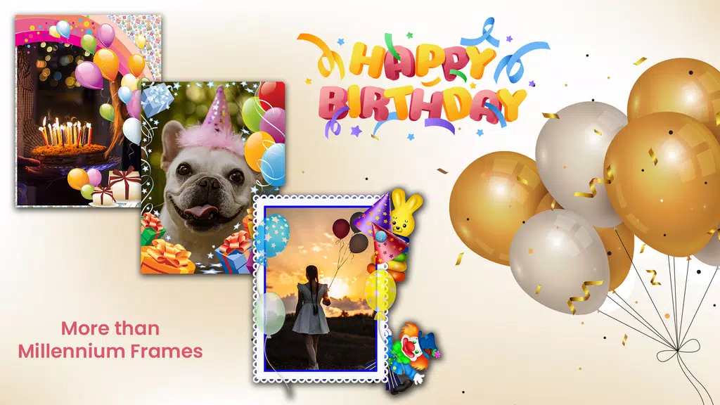 Make Birthday Video With Music Captura de pantalla 2