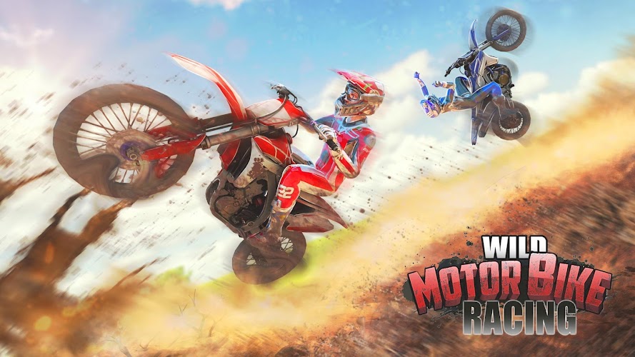 Wild Motor Bike Offroad Racing Captura de pantalla 1