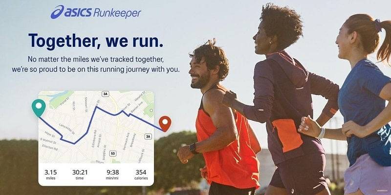 ASICS Runkeeper - Run Tracker स्क्रीनशॉट 1