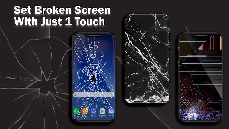 Broken Screen 4K Pranks Funny Captura de pantalla 1