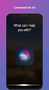 Commands for Siri voice app. Screenshot 1