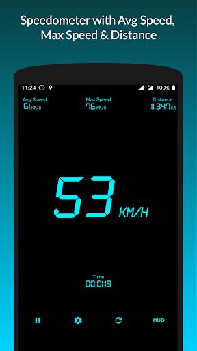 Speedometer GPS HUD Captura de tela 1