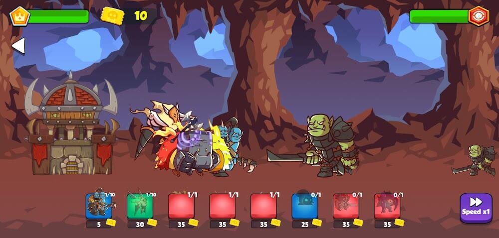 Heroes vs Monsters: Tower War 스크린샷 4