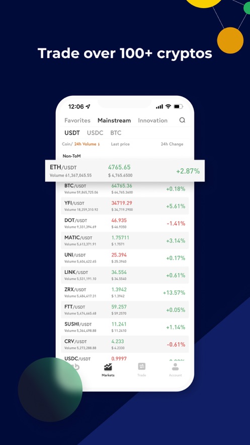 ABCC Exchange 스크린샷 2