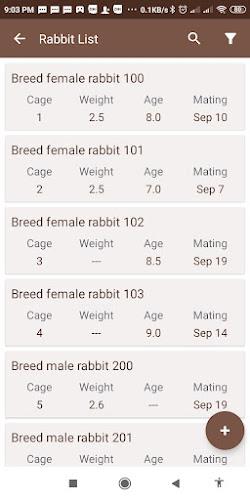 Quacha - Rabbit breeding manag應用截圖第2張