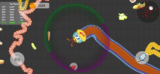 Snake Zone.io Hungry Slither Screenshot 2