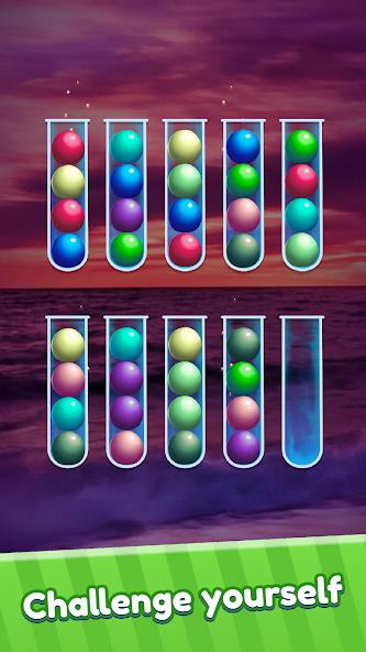 Ball Sort Puzzle Color Sort Mod स्क्रीनशॉट 2