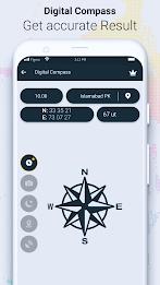 Digital Compass & GPS Compass スクリーンショット 3