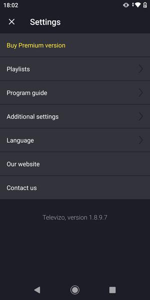 Televizo - IPTV player स्क्रीनशॉट 2