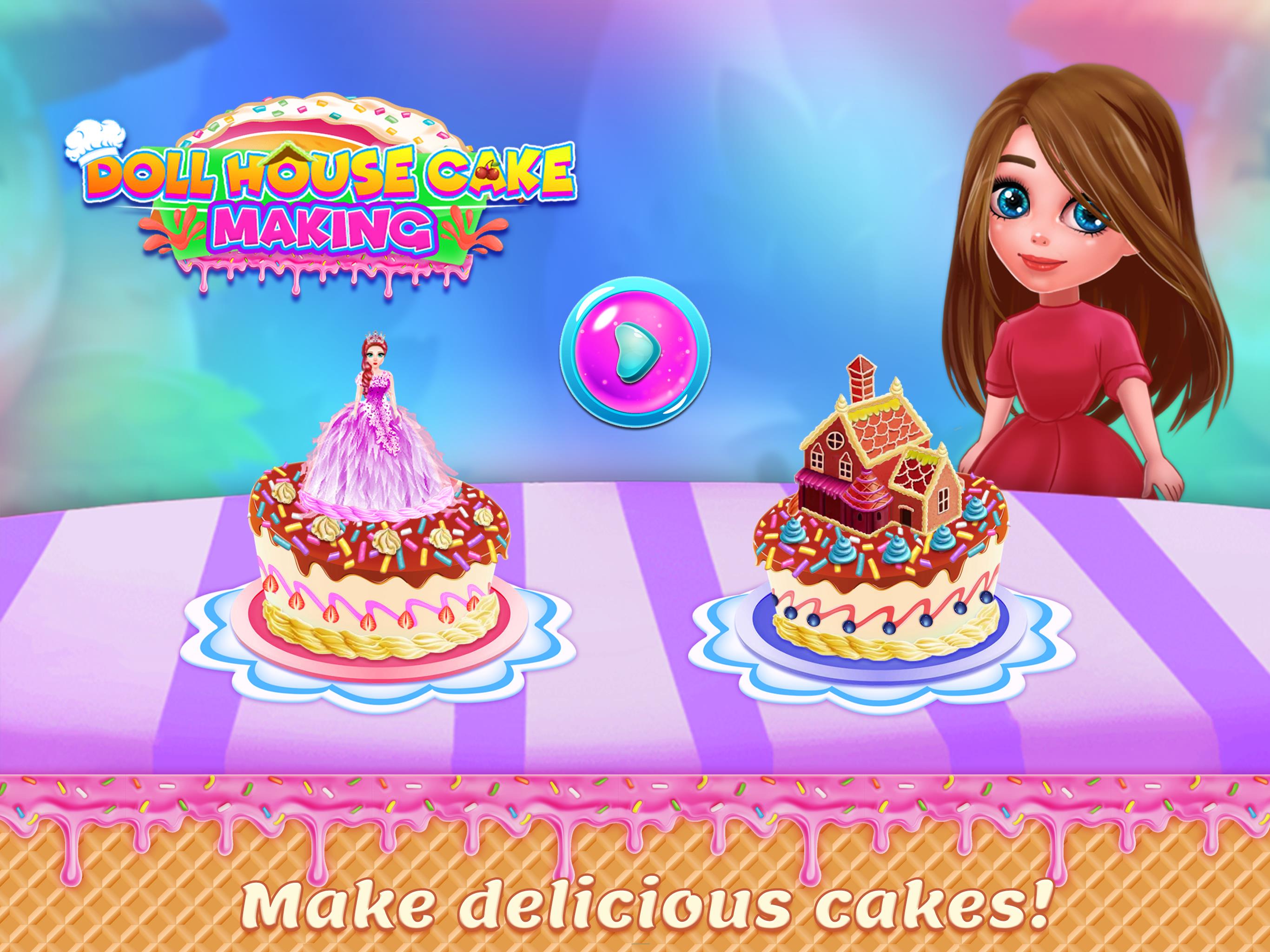 Doll House Cake Maker Game应用截图第3张