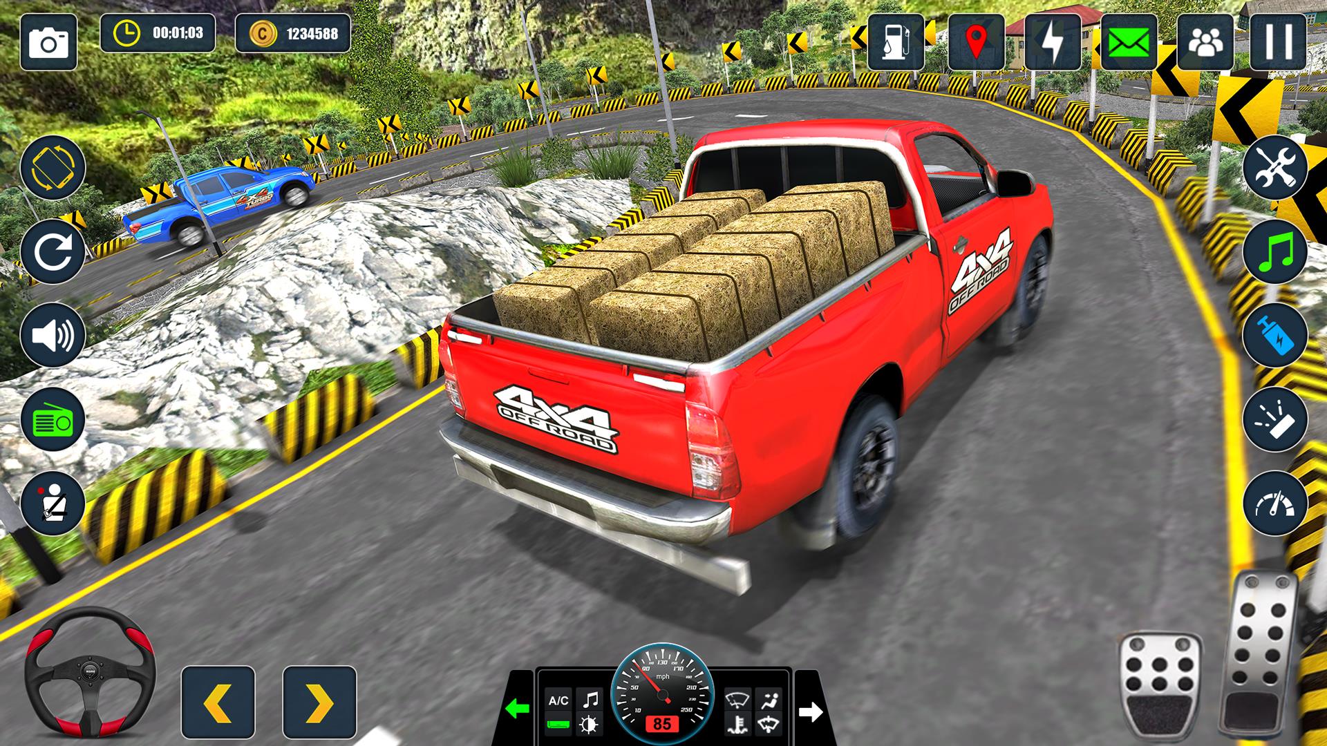 Offroad Pickup Truck Cargo Sim Capture d'écran 1