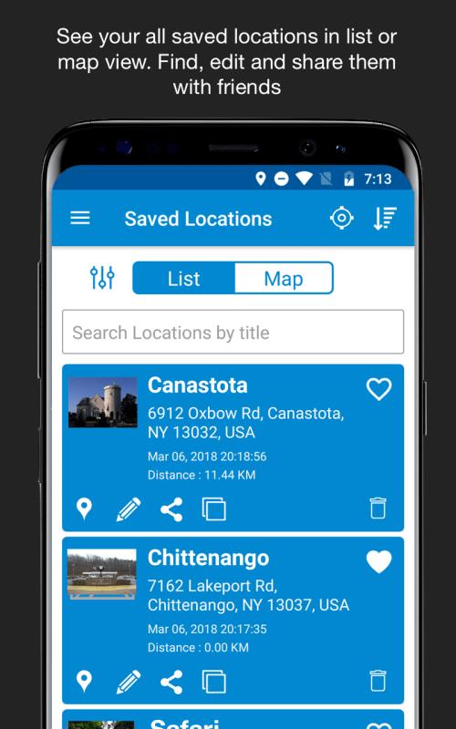 Save Location GPS Captura de pantalla 3