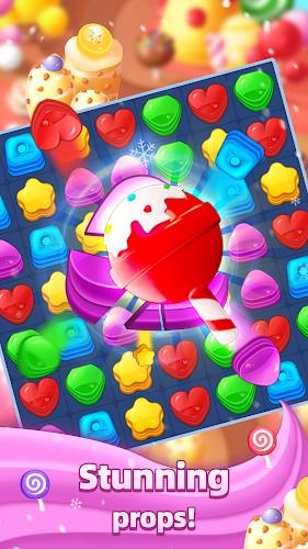 Sweet Candy Cat Puzzle Game Capture d'écran 2