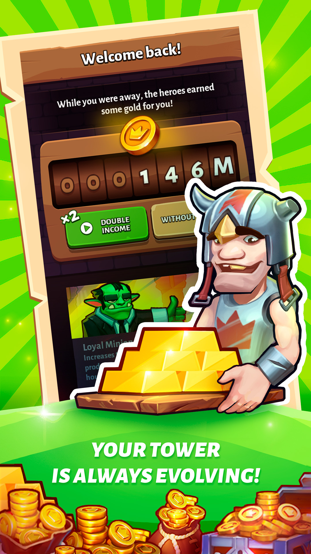 Idle Magic Tower: Heroes 스크린샷 4