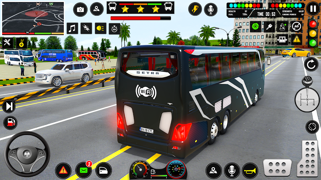 US Bus Simulator 3d Games 2024 スクリーンショット 3