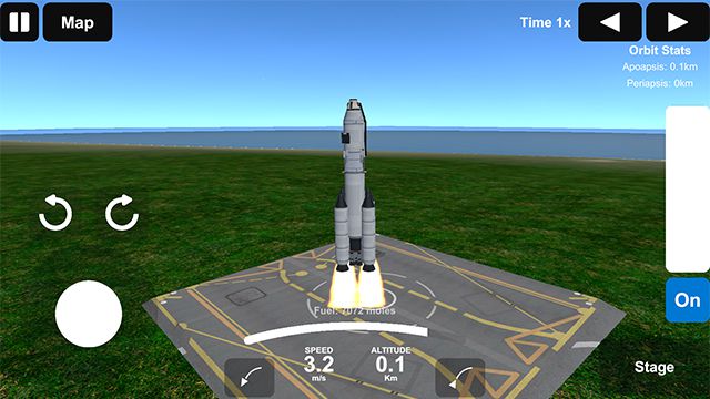 Ellipse: Rocket Simulator Capture d'écran 1