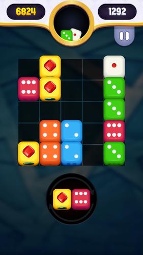 Merge Block: Dice Puzzle Captura de tela 1