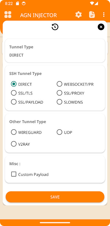 AGN INJECTOR (SSH/DNS/SSL) VPN स्क्रीनशॉट 2