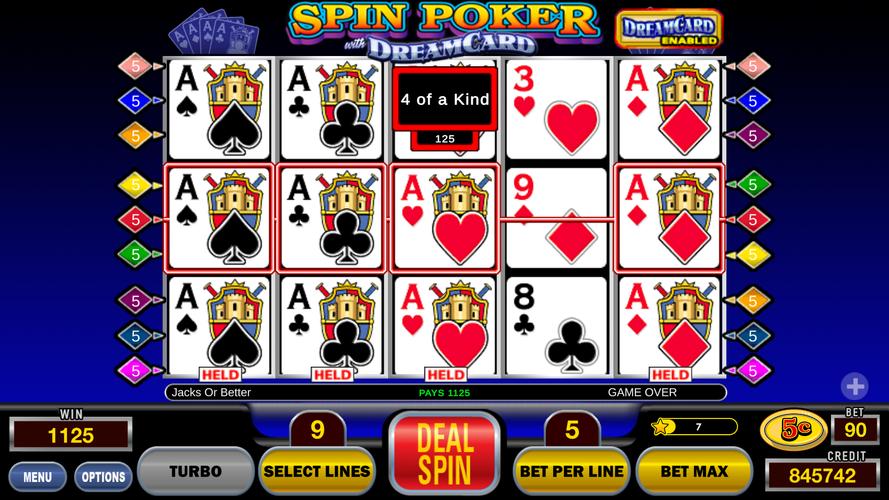 Spin Poker™ Casino Video Slots Captura de tela 3
