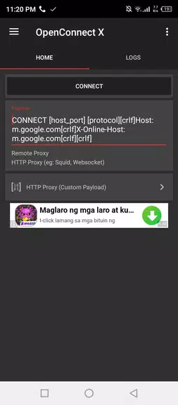 OpenConnect X for Android スクリーンショット 1