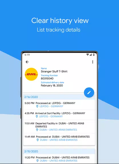 Packages Tracker應用截圖第3張