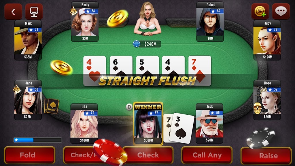 Spark Poker - Live Texas Holdem Casino Screenshot 1