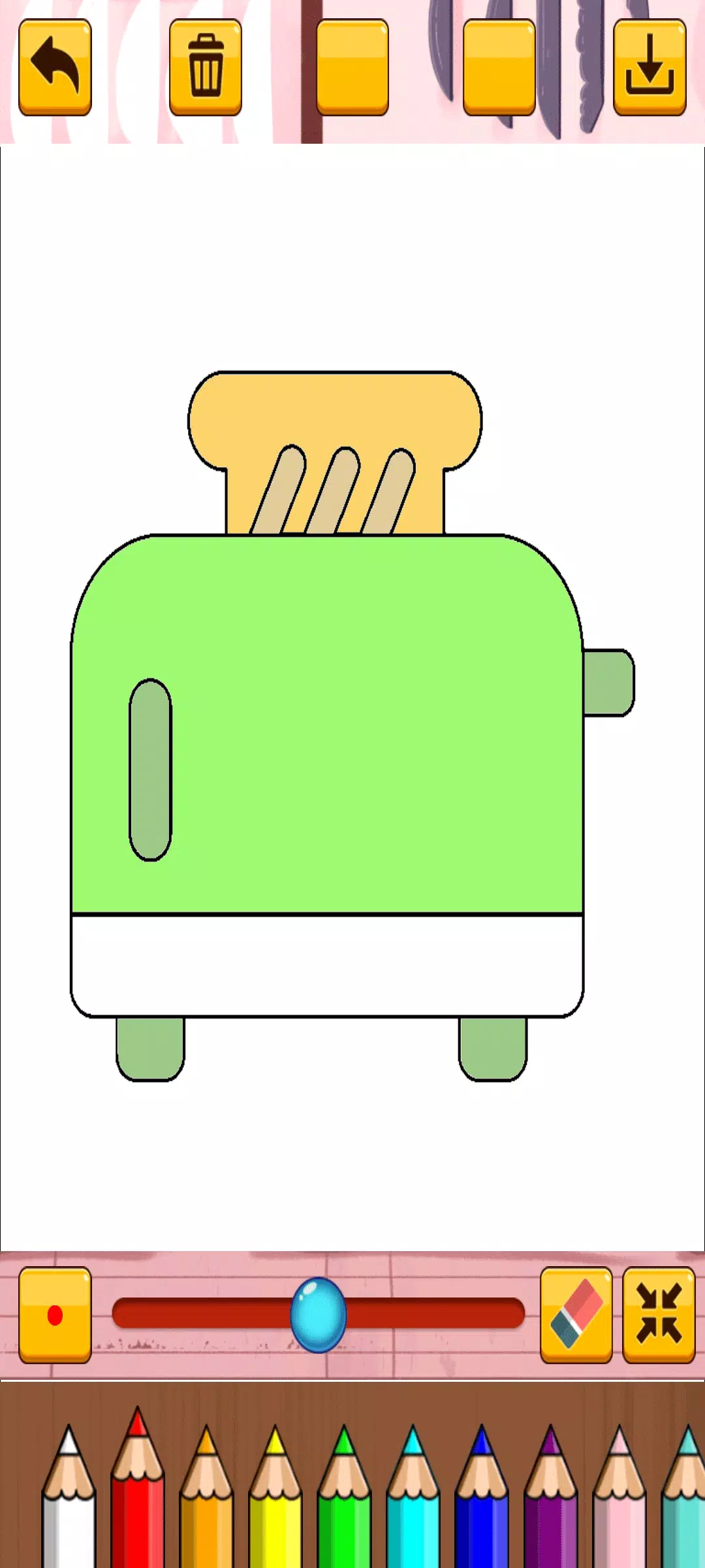 Coloring Kitchen Tools スクリーンショット 4