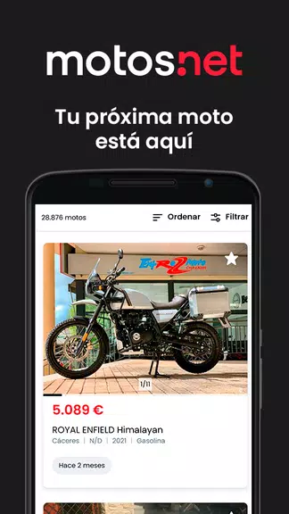 Motos.net - Motos de Ocasión Capture d'écran 2