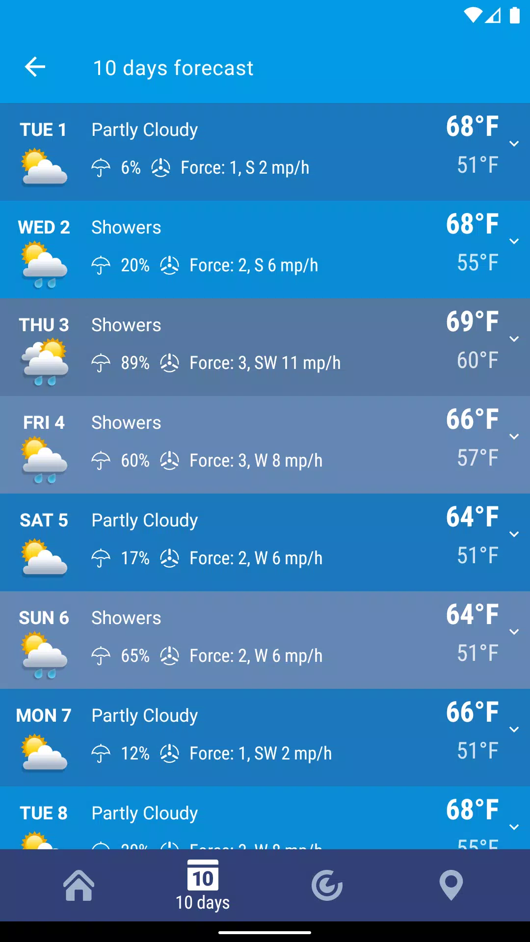 Weather XS PRO Captura de tela 4
