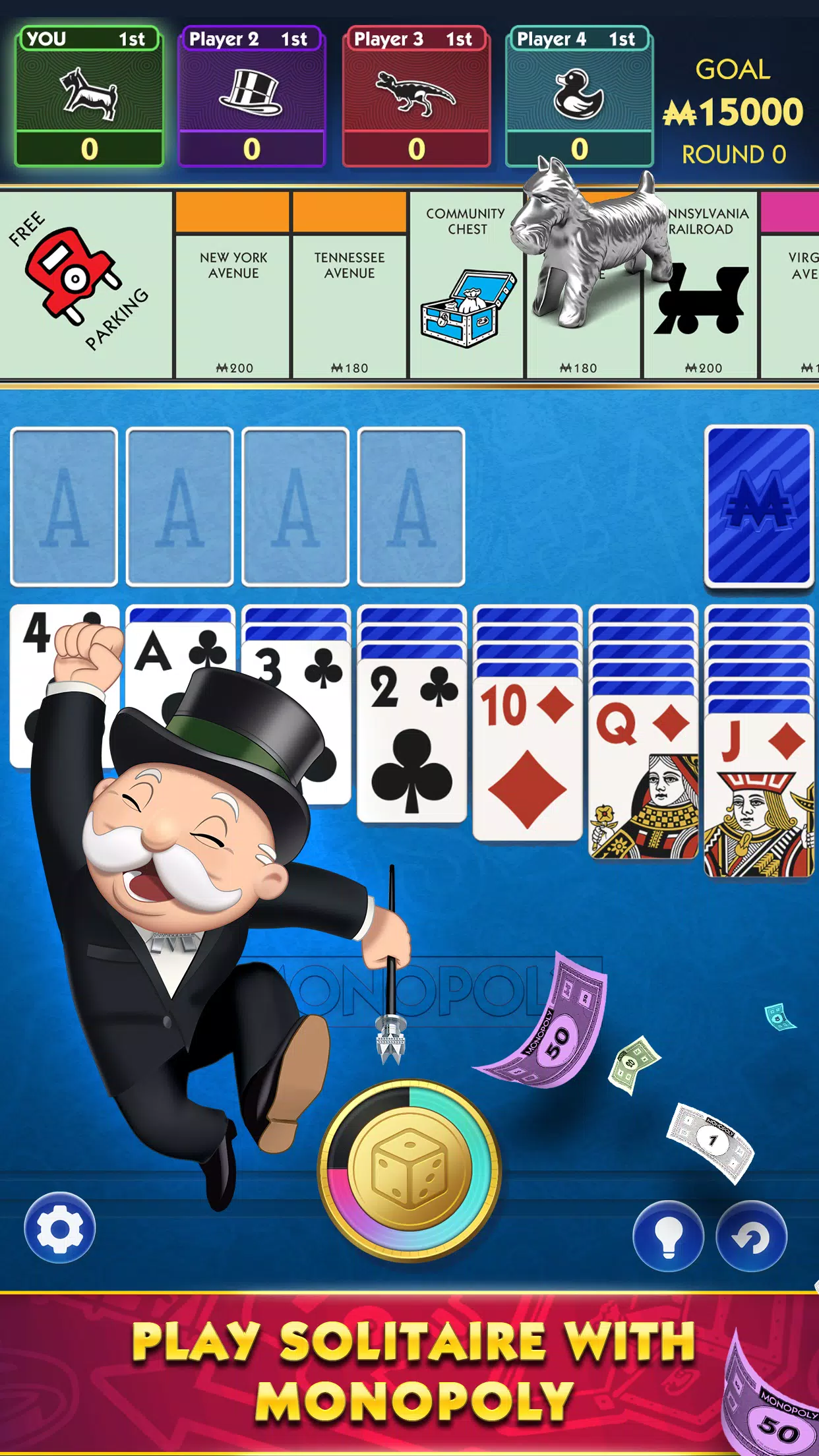 MONOPOLY Solitaire スクリーンショット 1