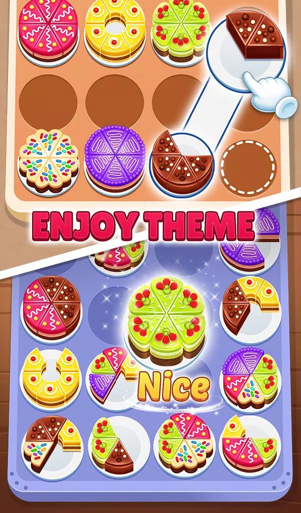 Cake Sort 3d - Match and Merge 스크린샷 2