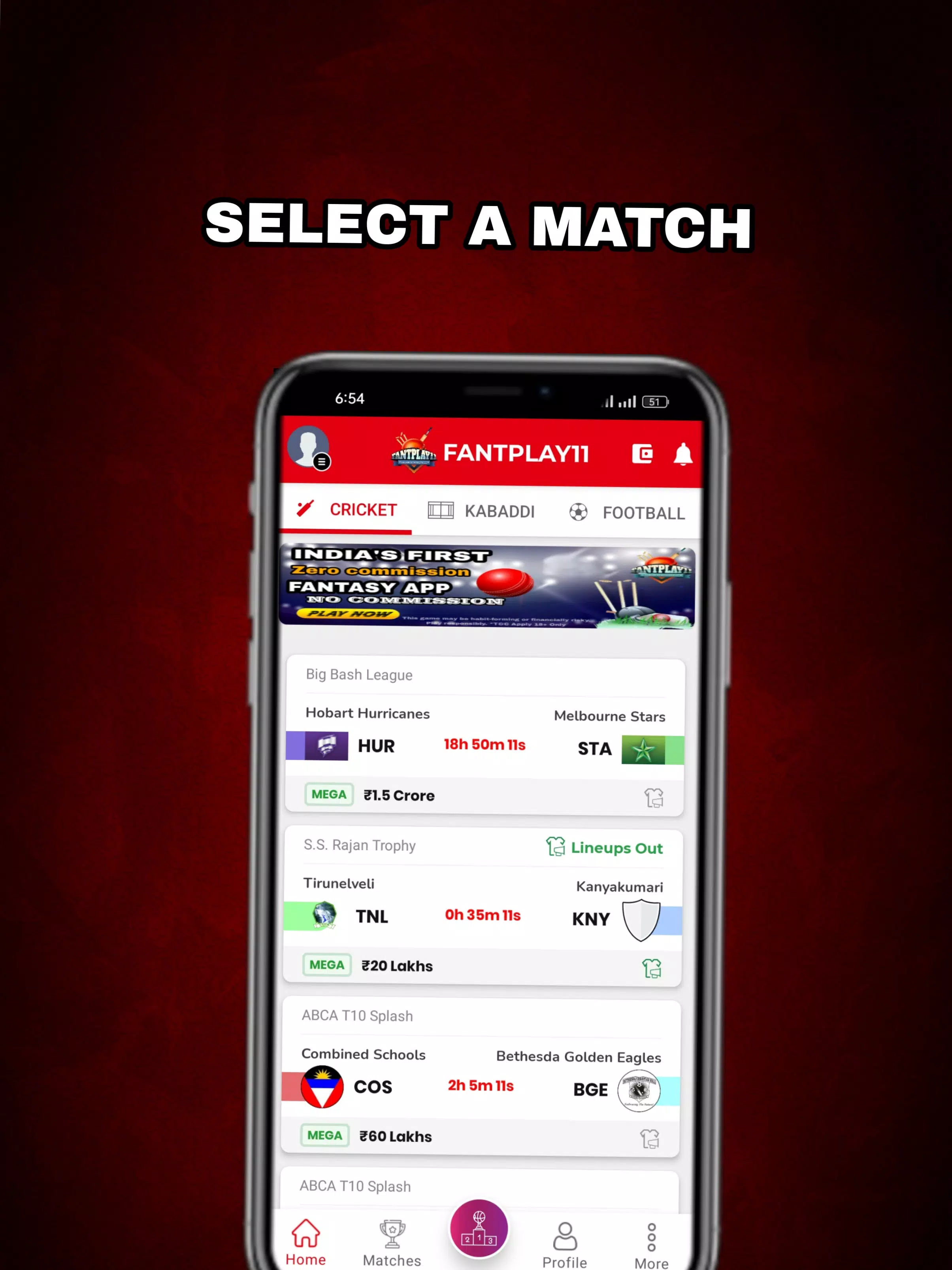 FantPlay11:Fantasy Cricket App Скриншот 2